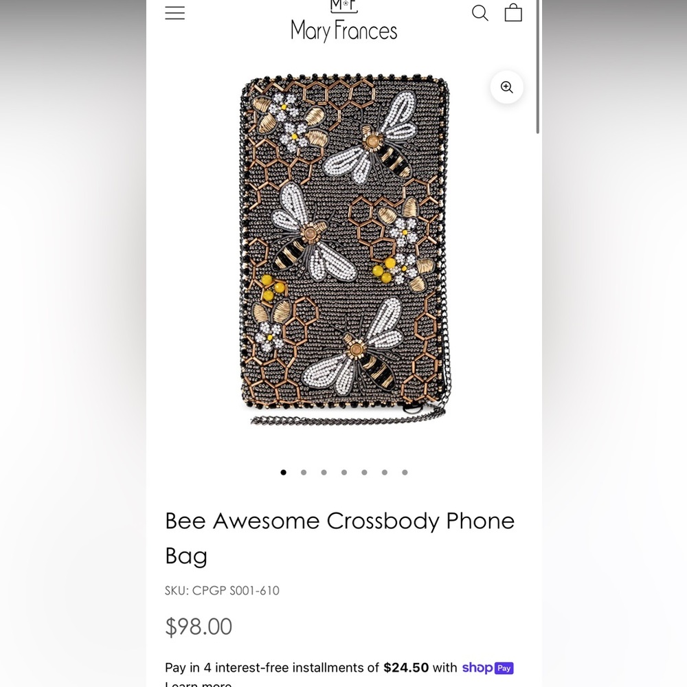 Mary Frances Honey Bee Phone Case